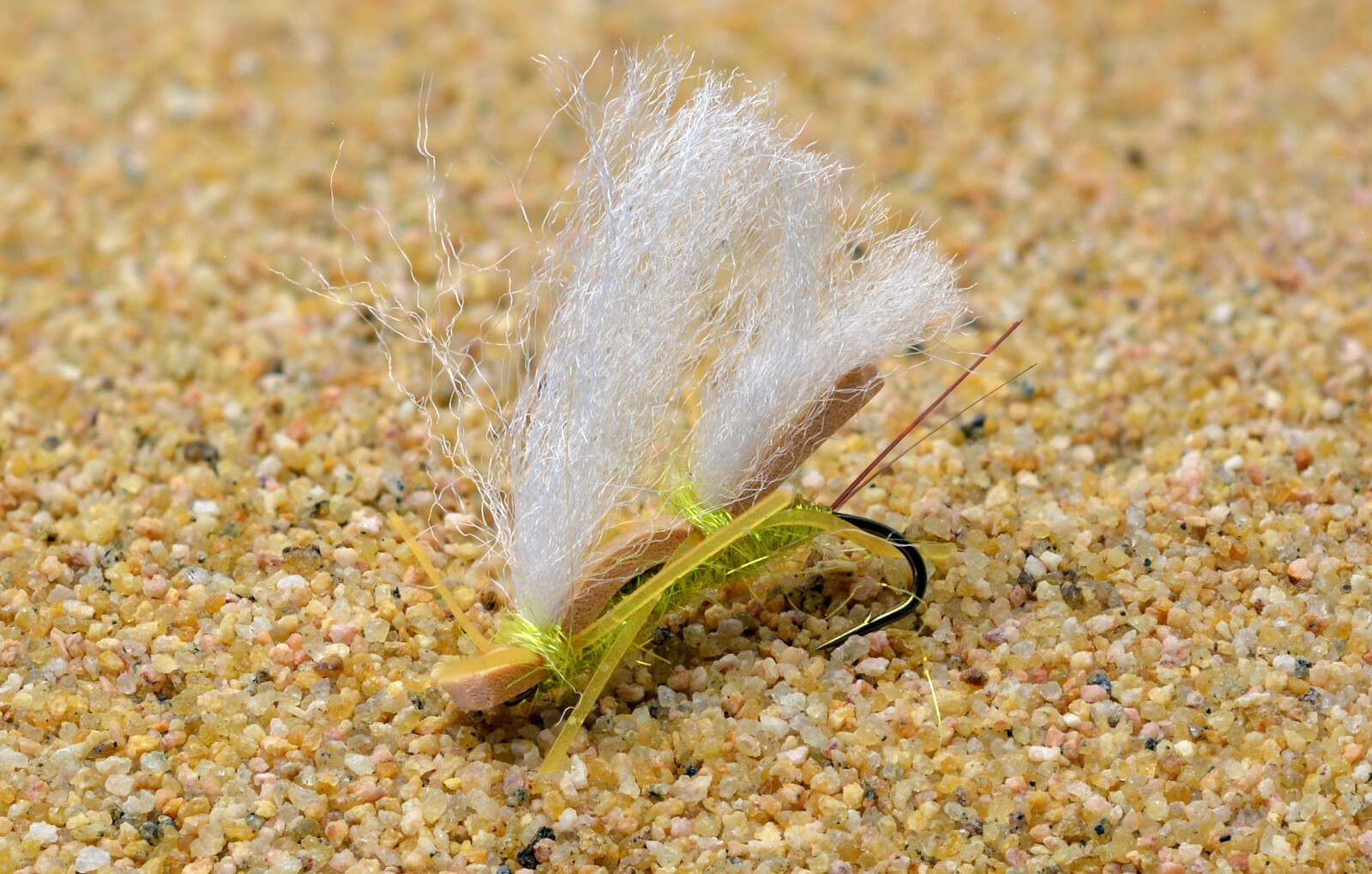1 Doz Foam Chubby Chernobyl Hopper Yellow Dry Fishing Fly - Hook Size #8