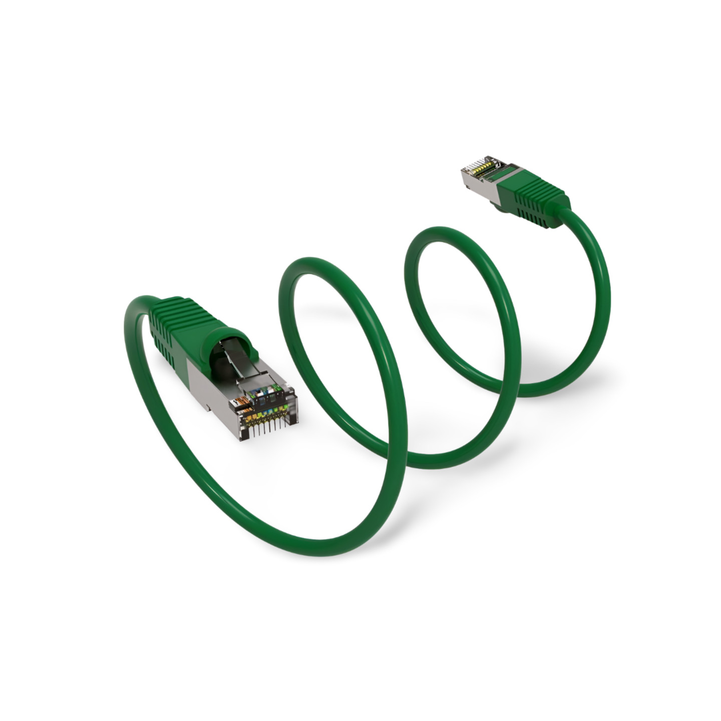 5ft Cat5e Snagless Shielded (FTP) Network Patch Cable - Green