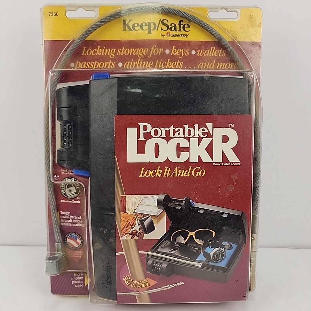 Sentry Keep/Safe portable locker, set combo, made in USA, NEW in package