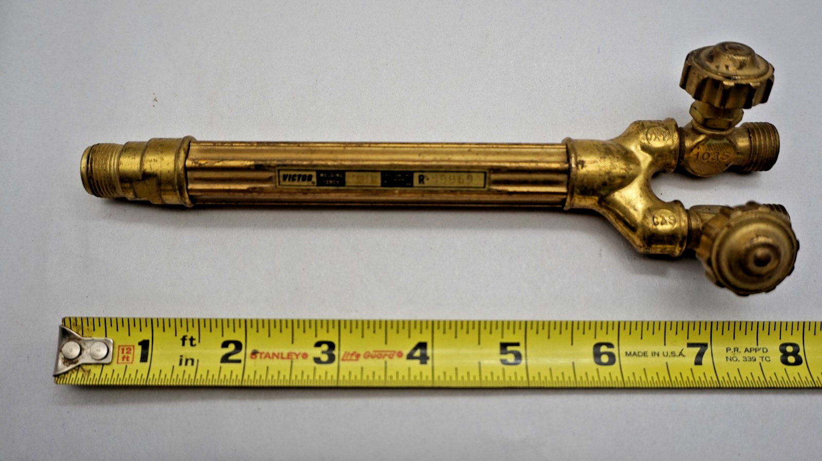 VICTOR 100 Torch Handle Welding Cutting Very nice clean free ship USA only OEM