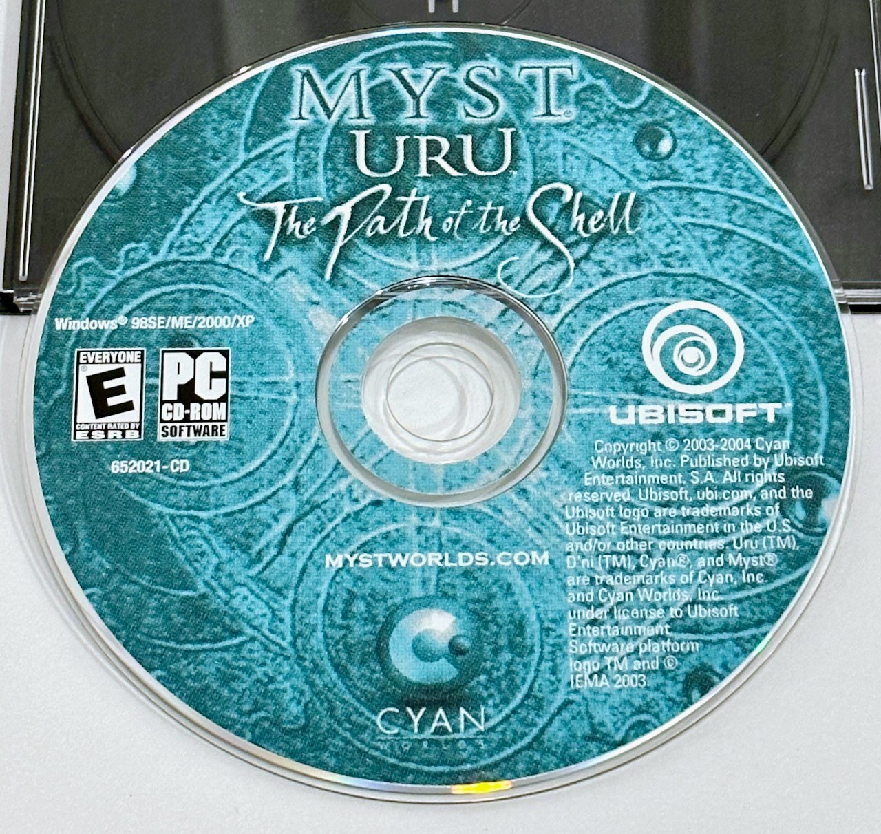 MYST Uru: The Path of the Shell for PC from 2004 on CD-ROM