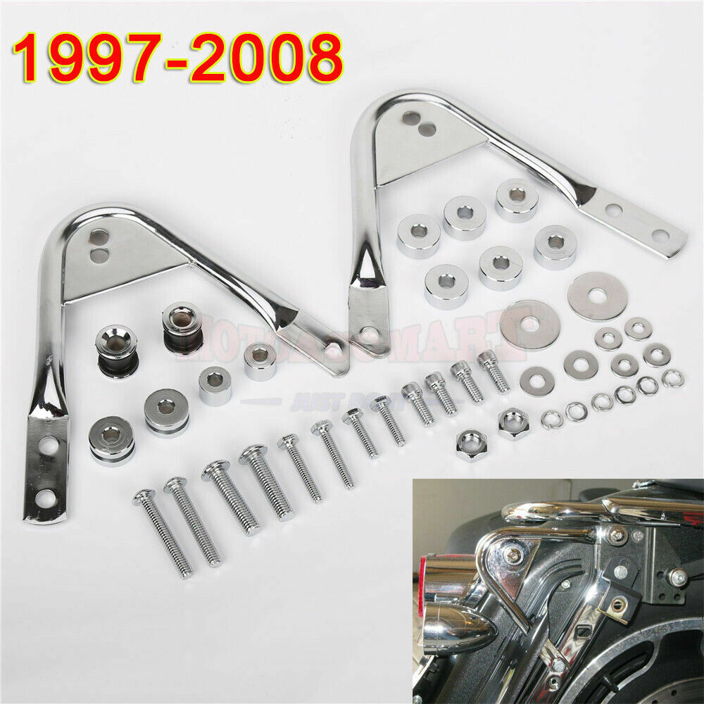 Tour Pack Luggage Rack Docking Hardware Kit For Harley Road King Glide 97-08