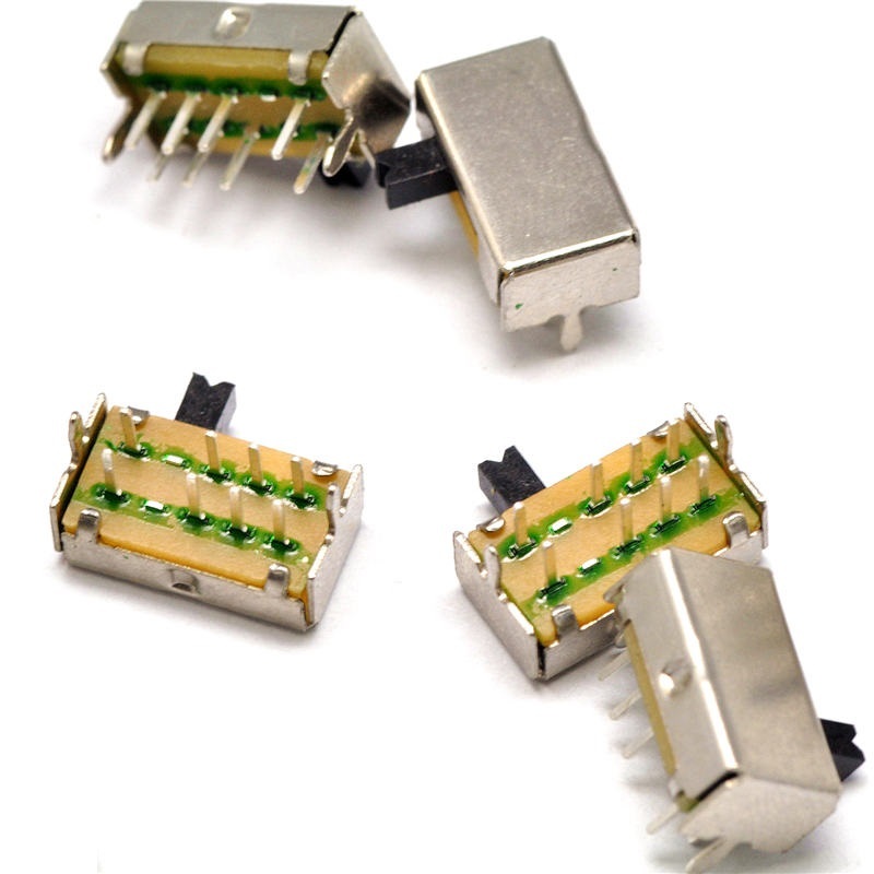 20pcs New  2 pole 8 pin 3 Position SK23D07VG3 PCB Mini Slide Switch