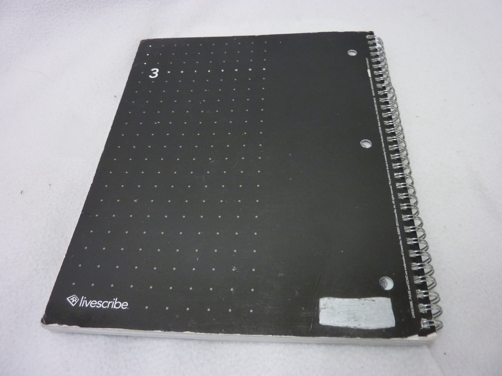 FOUR LIVESCRIBE NOTEBOOKS - COMPLETE PLUS ONE PARTIAL LIVESCRIBE NOTEBOOK