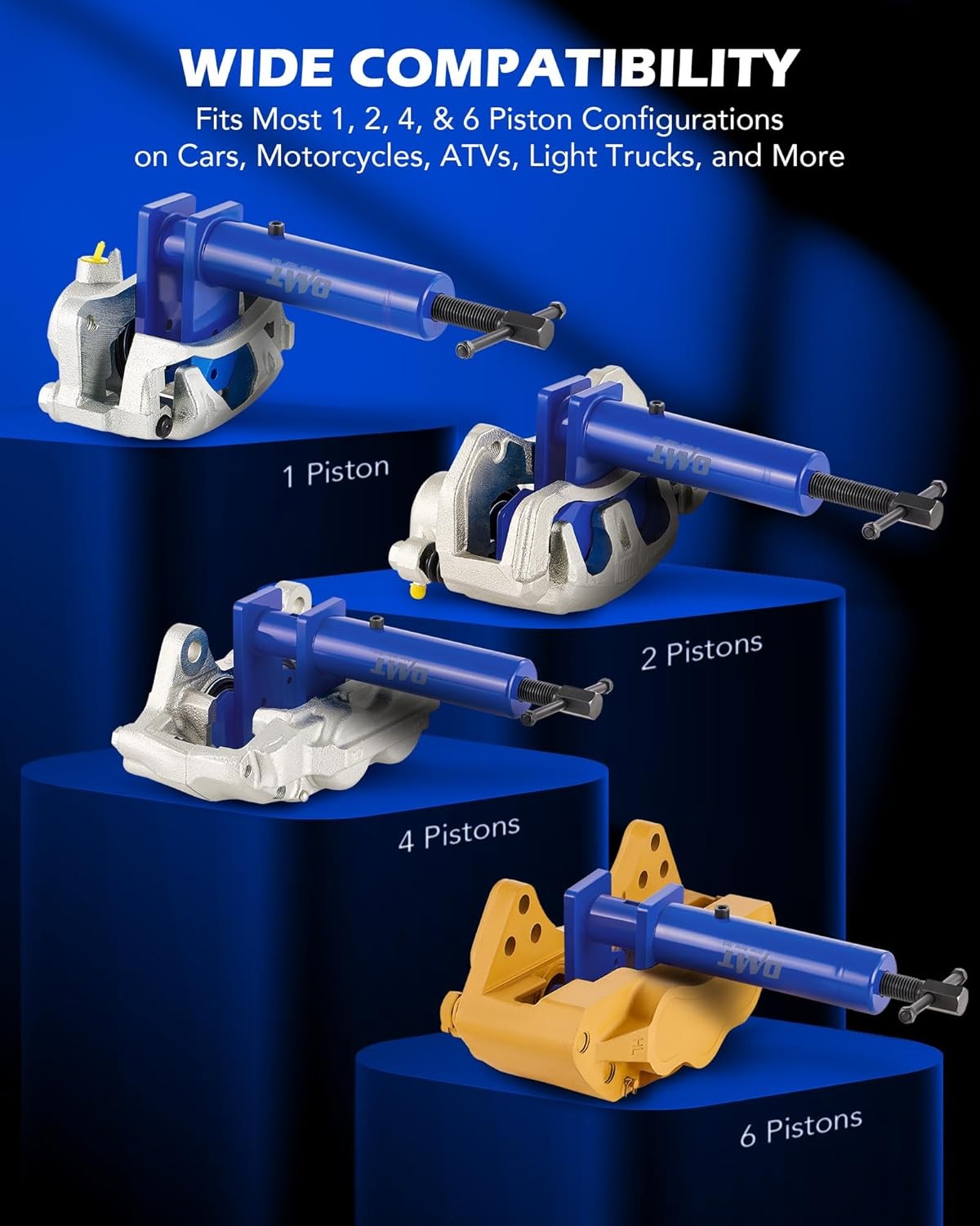 Caliper Piston Compressor Tool, Universal Brake Caliper...