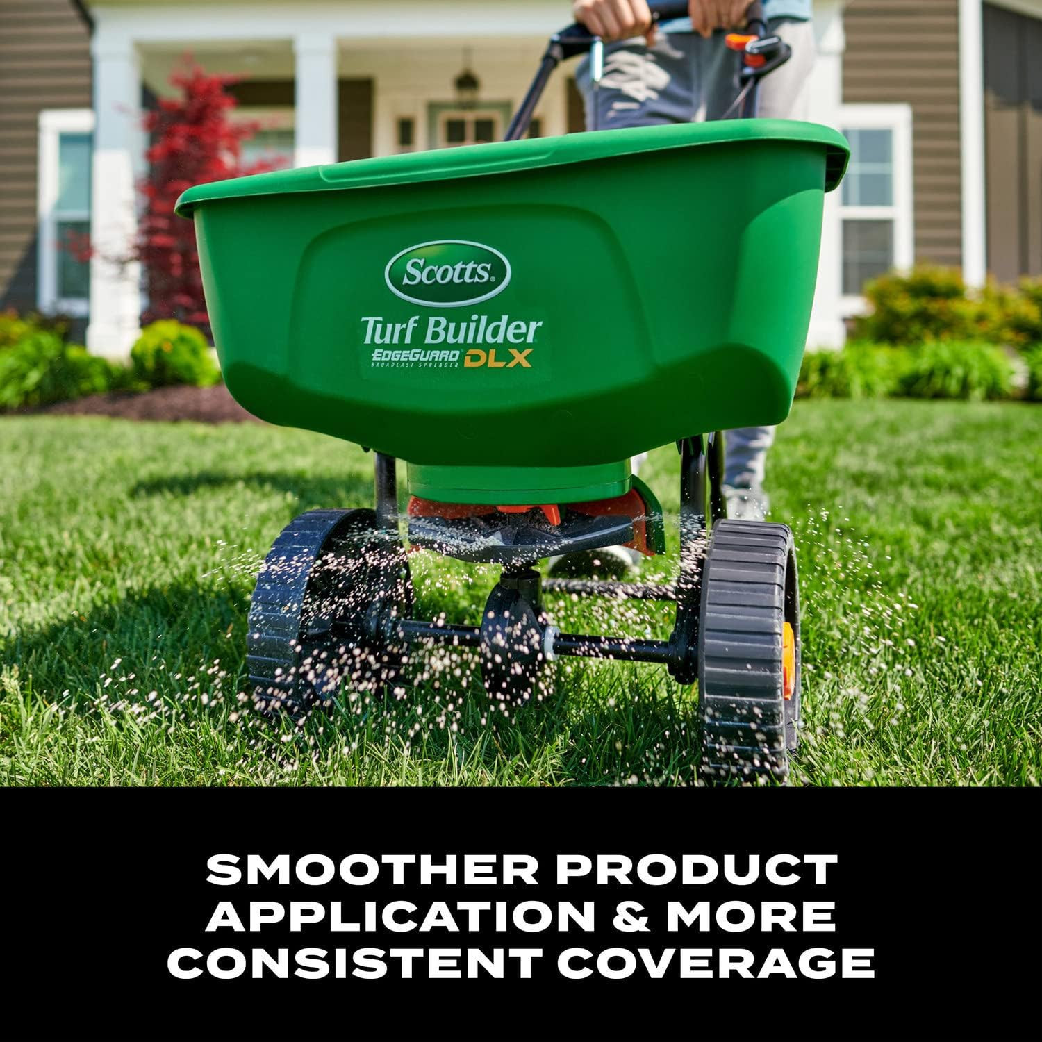 Turf Builder Edgeguard DLX Broadcast Spreader