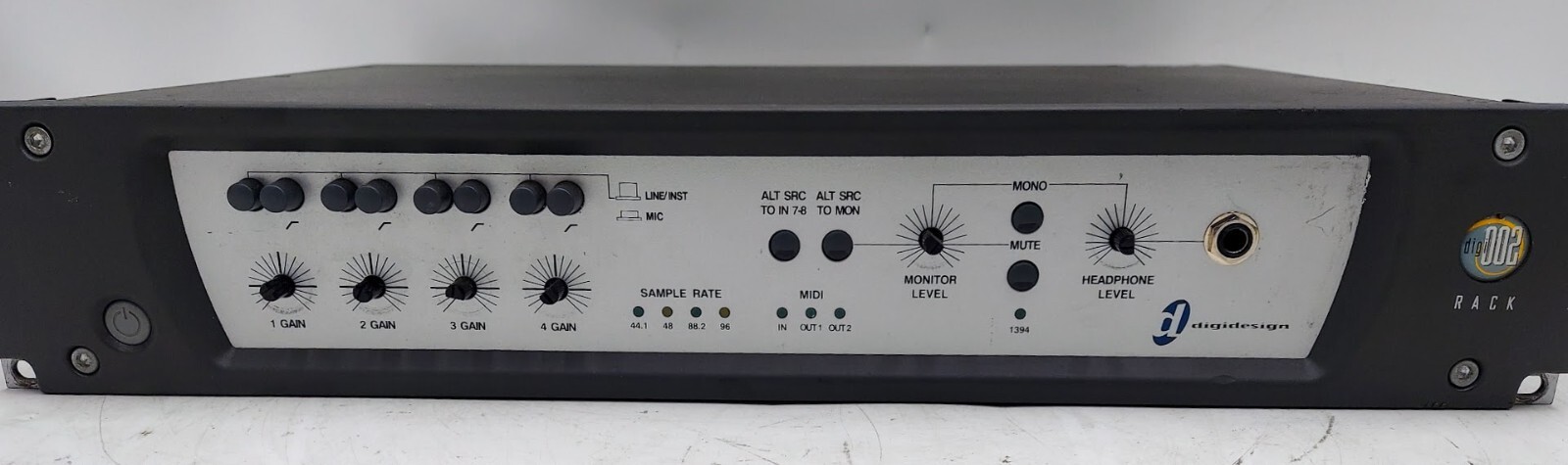 Digidesign Digi 002 9100-307 Rack Firewire Audio Midi Digital Recording Interfac