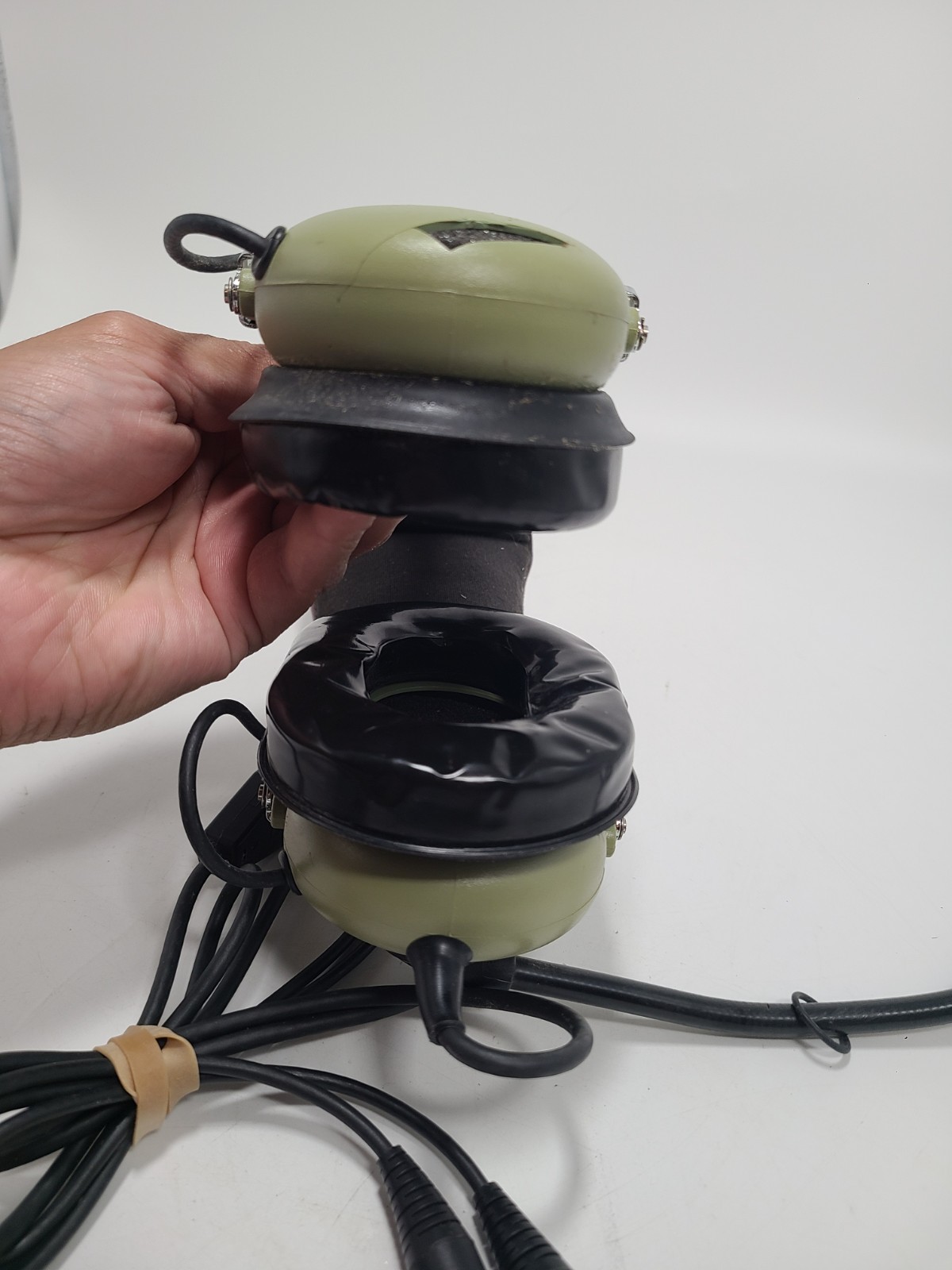 David Clark H10-13.4 Aviation Headset w/Microphone Untested