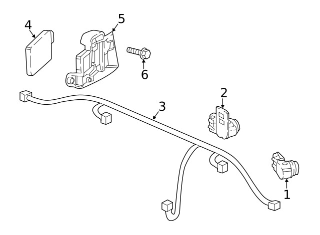 Genuine Honda Blind Spot Detection System Warning Sensor Bracket 36937-TVA-A01
