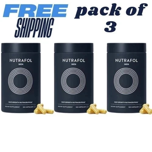 Pack of 3 Men’s Hair Growth Supplement 360 Caps – USA Seller Fast Shipping