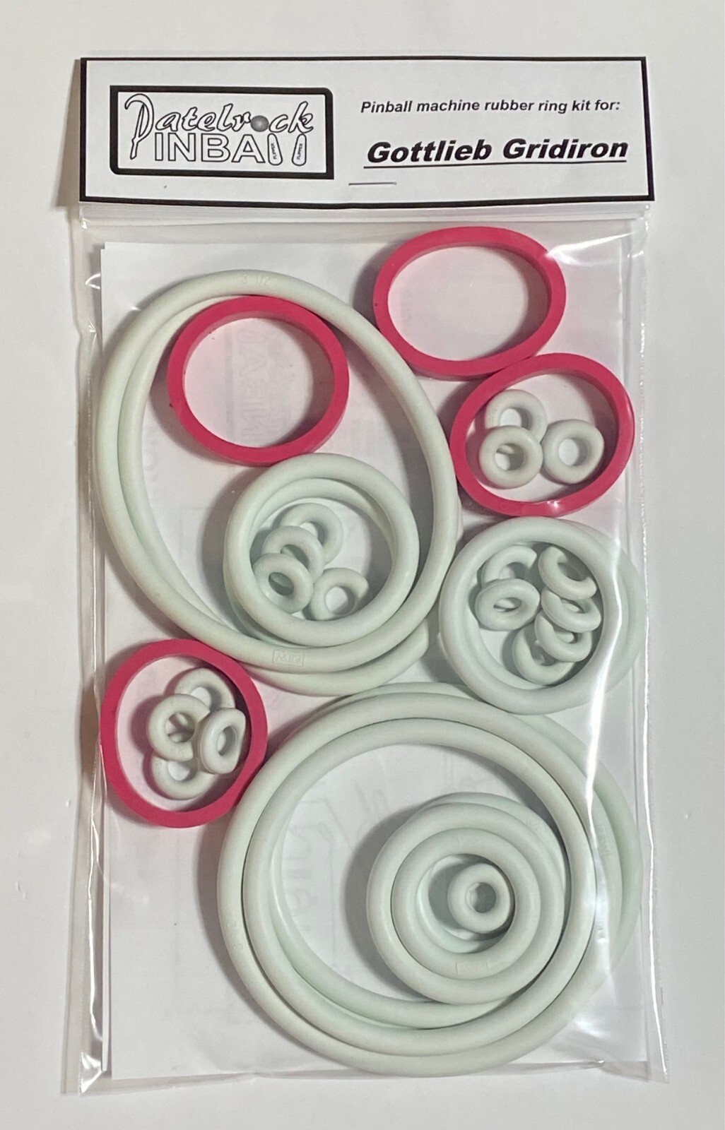 1977 Gottlieb Gridiron Pinball Machine Rubber Ring Kit