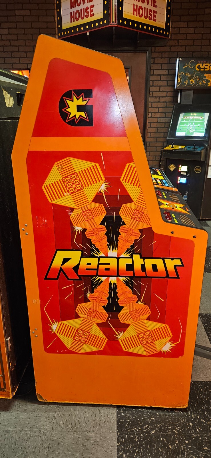 REACTOR Video Arcade Game - Gottlieb 1982 - 2552