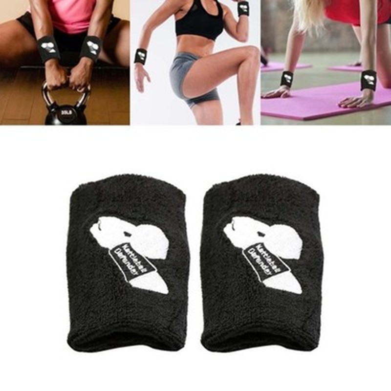 1 Pair of Kettlebell Wrist Guards Made Of Cotton Sweat Absorbent and Washable