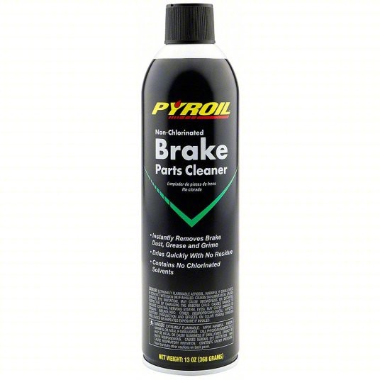 PYROIL Brake Parts Cleaner: Solvent, Aerosol, Non-Chlorinated, Flammable,