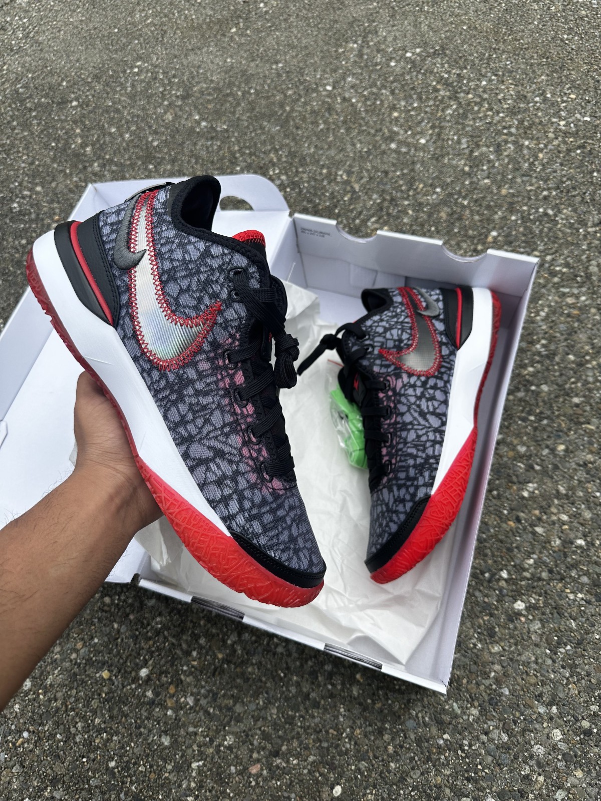 Nike Zoom Lebron NXXT Gen x Faze Clan Mens Sizes Bred Black Red Shoes DR8784-001