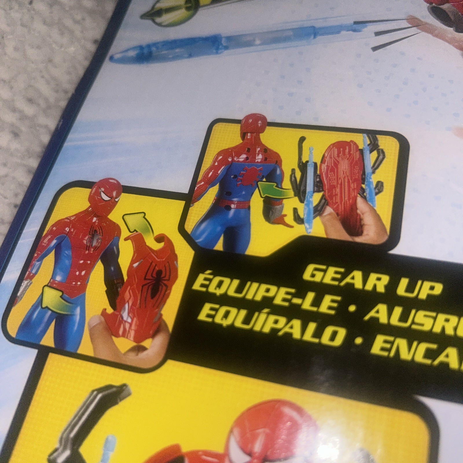 Marvel Spider-Man Thwip Blast Action Figure Toy