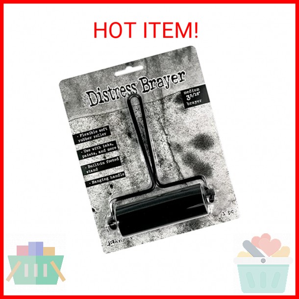 Ranger Tim Holtz - Distress Brayer Medium, Grey