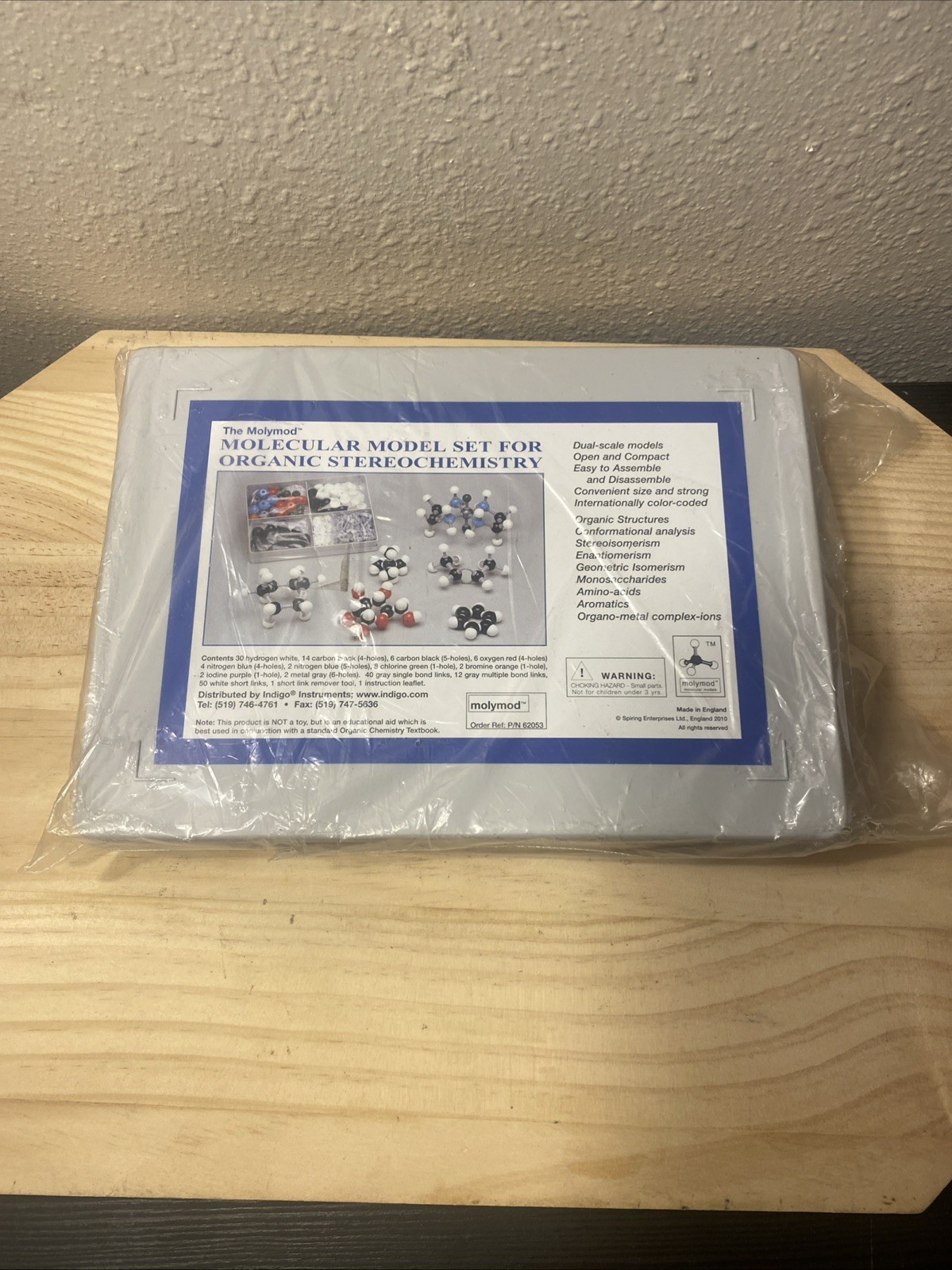 The Molymod Molecular Model Set For Organic Stereochemistry