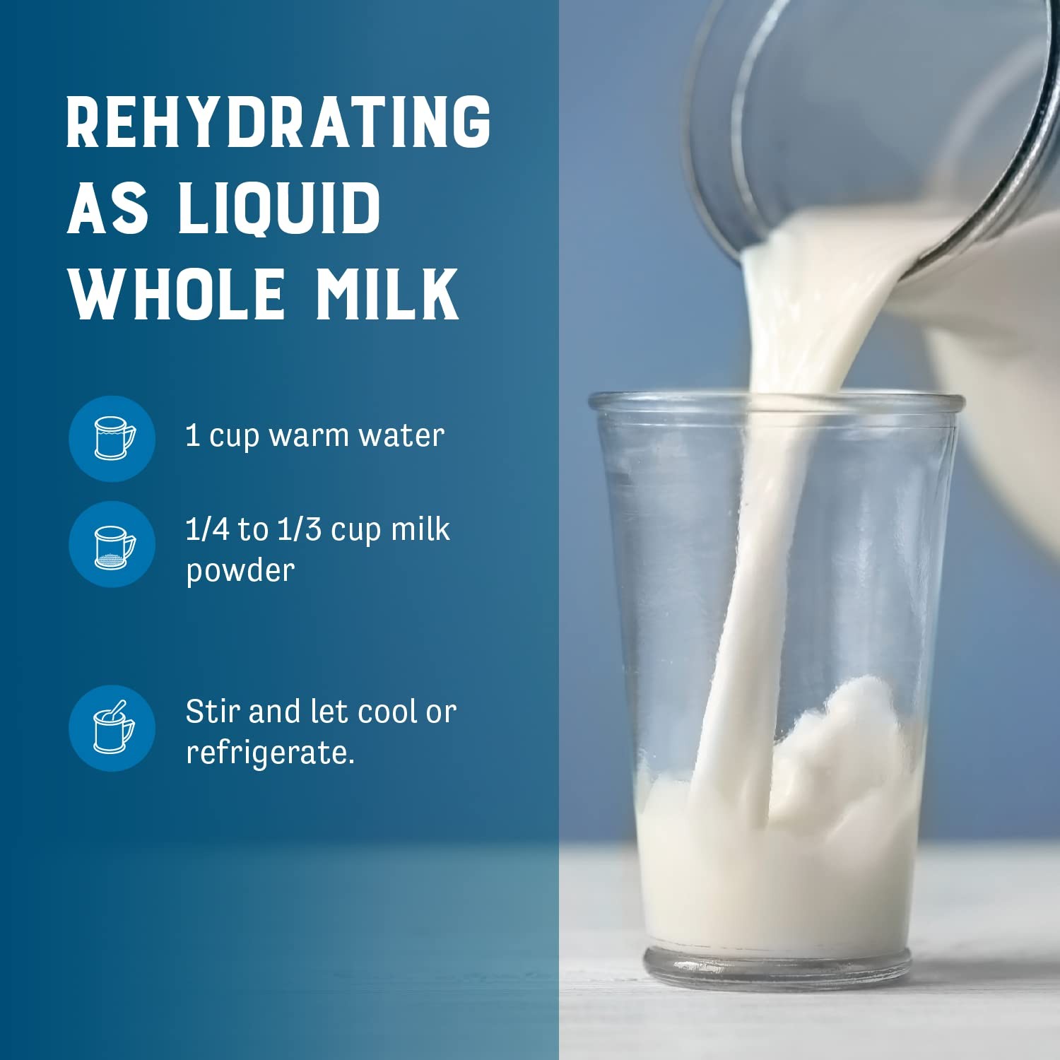 Gluten Free Powdered Milk for Baking Cooking