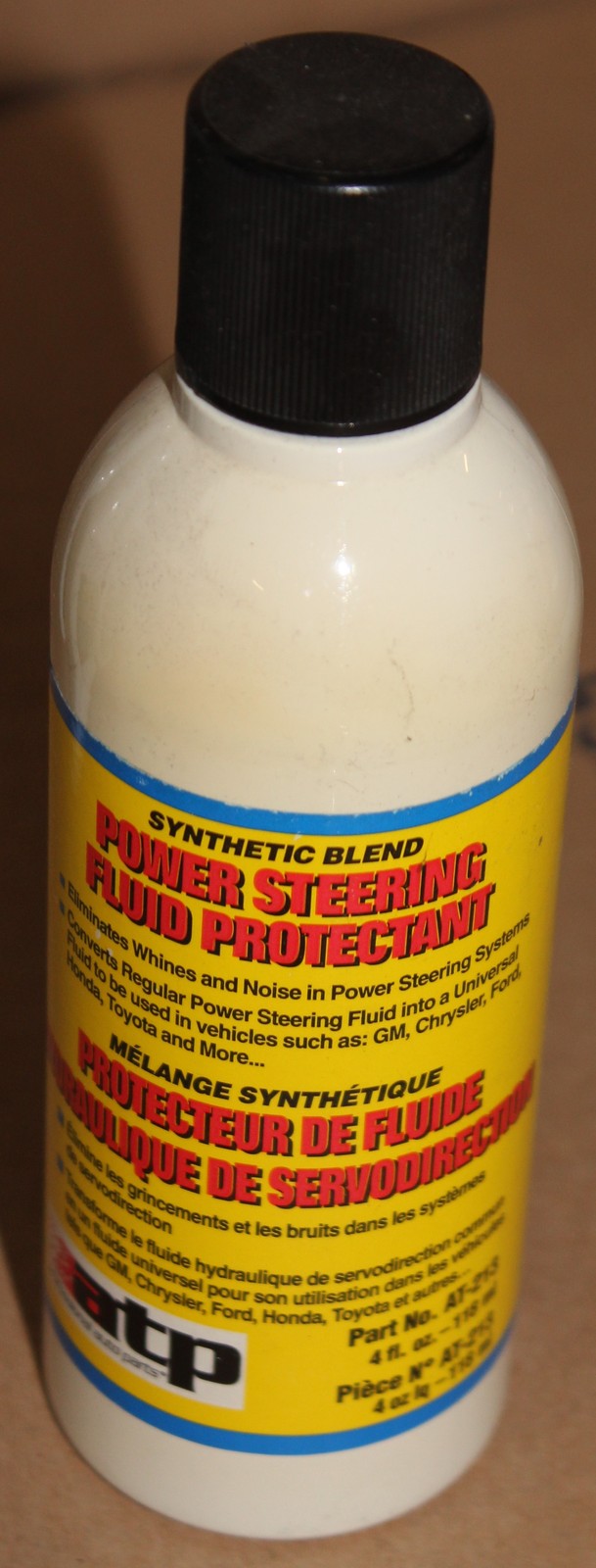 4 fl oz 118 mL Synthetic Blend Power Steering Fluid Protectant ATP AT-213 New