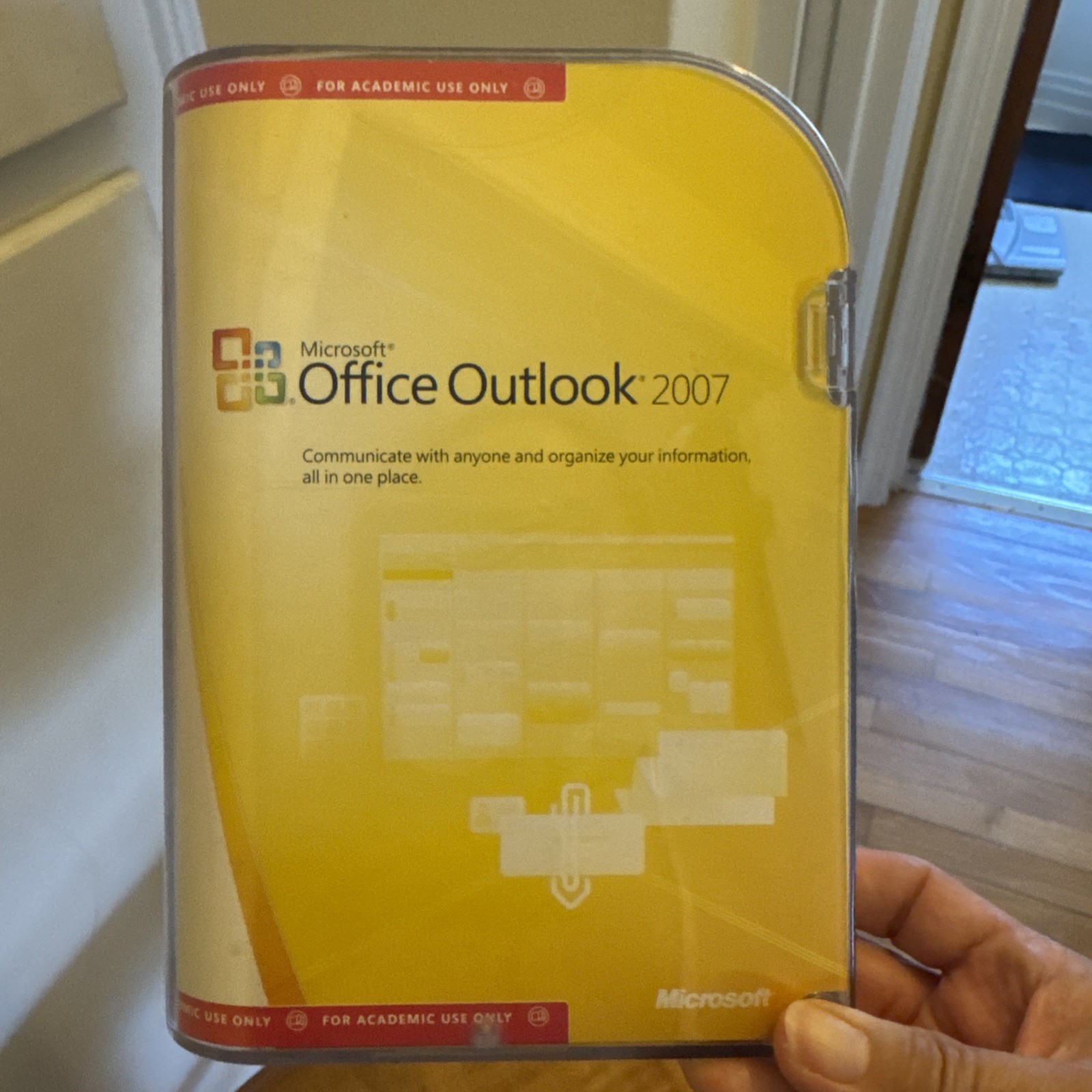 Microsoft Office Outlook 2007 DVD and Case