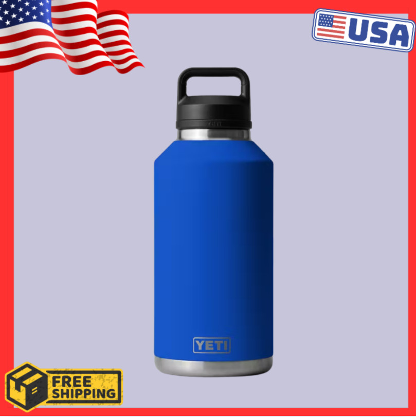 [BIG SALE] YETI 64 oz Bottle Insulated Stainless Steel - Royal Blue
