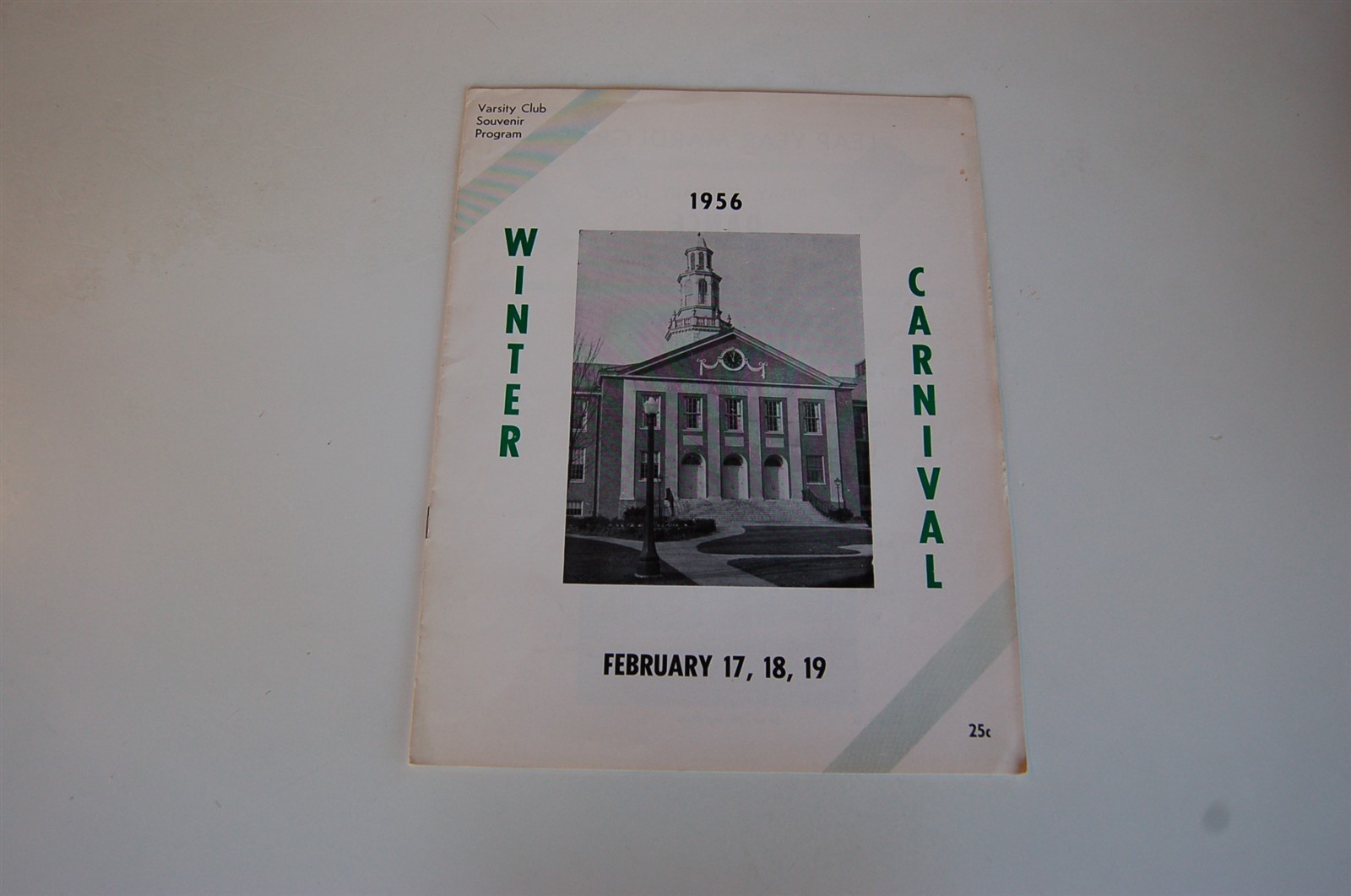 1956 Brockport Winter Carnival Program - Basketball + Swimming