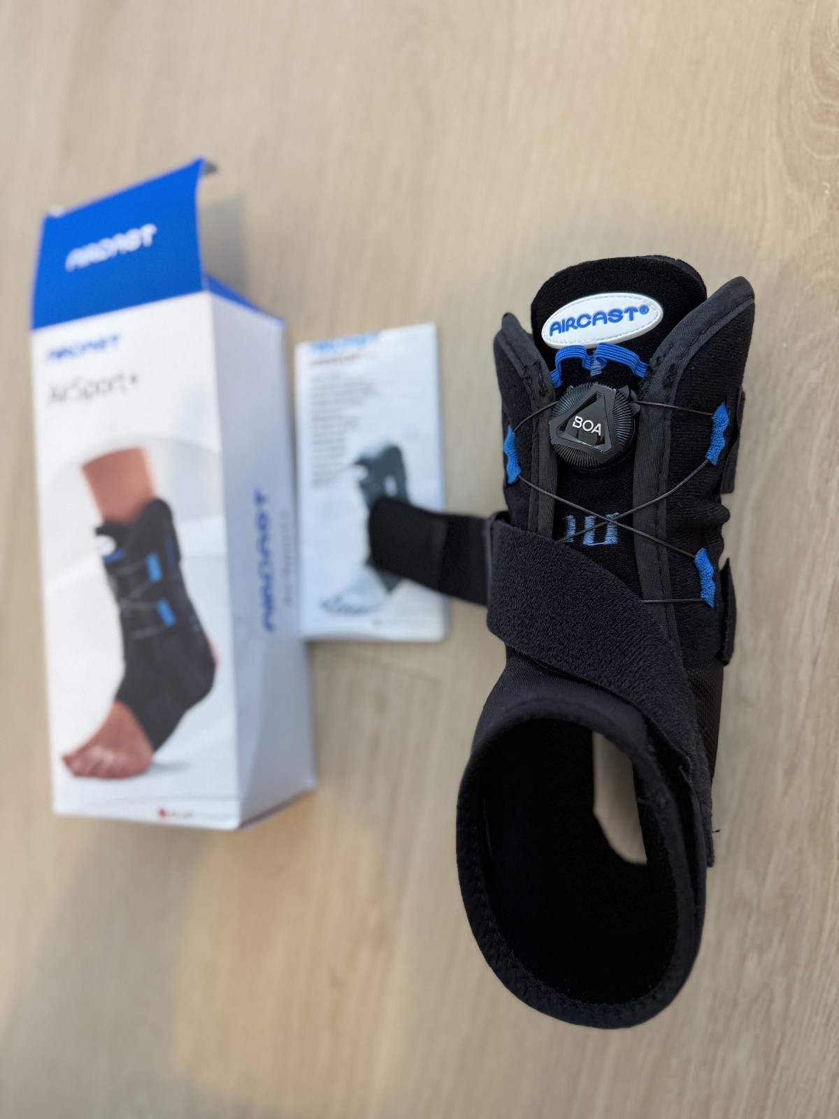 Aircast AirSport+ Ankle Brace - Left/Large - Brand New