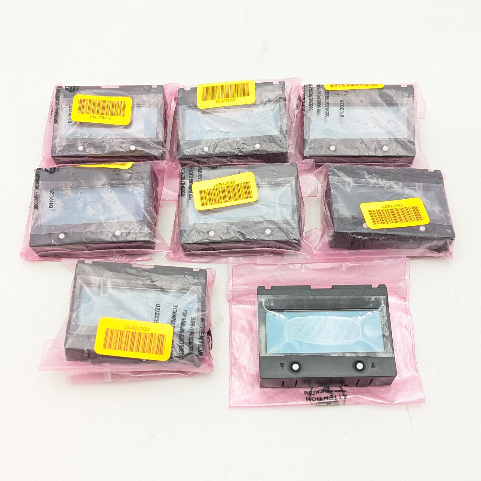 Siemens WLLCD48 LCD Alphanumeric Display Module for Trip Units | Black Lot of 8