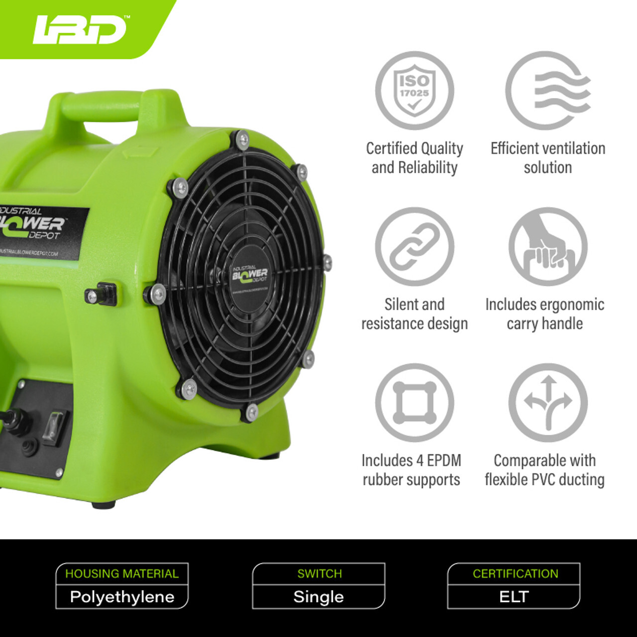Industrial Blower Depot Industrial Plastic Blower