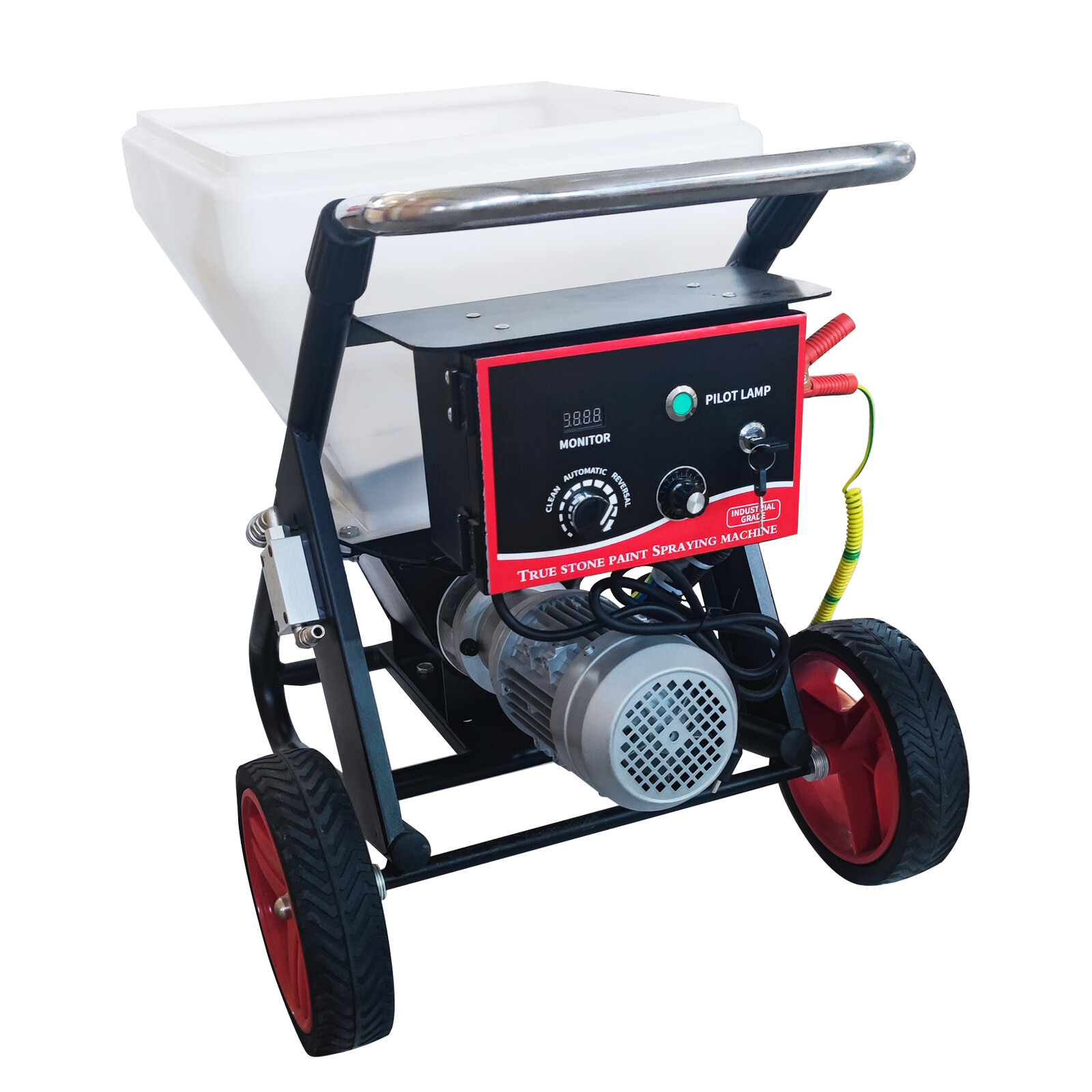 Putty Cement Grouting Sprayer Mortar Paint Spraying Machine 48L Open Hopper 110V