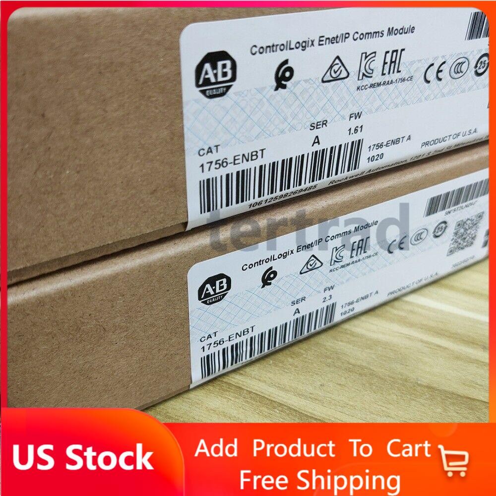Sealed AB 1756-ENBT SER A ControlLogix EtherNet/IP Module 1756ENBT USA