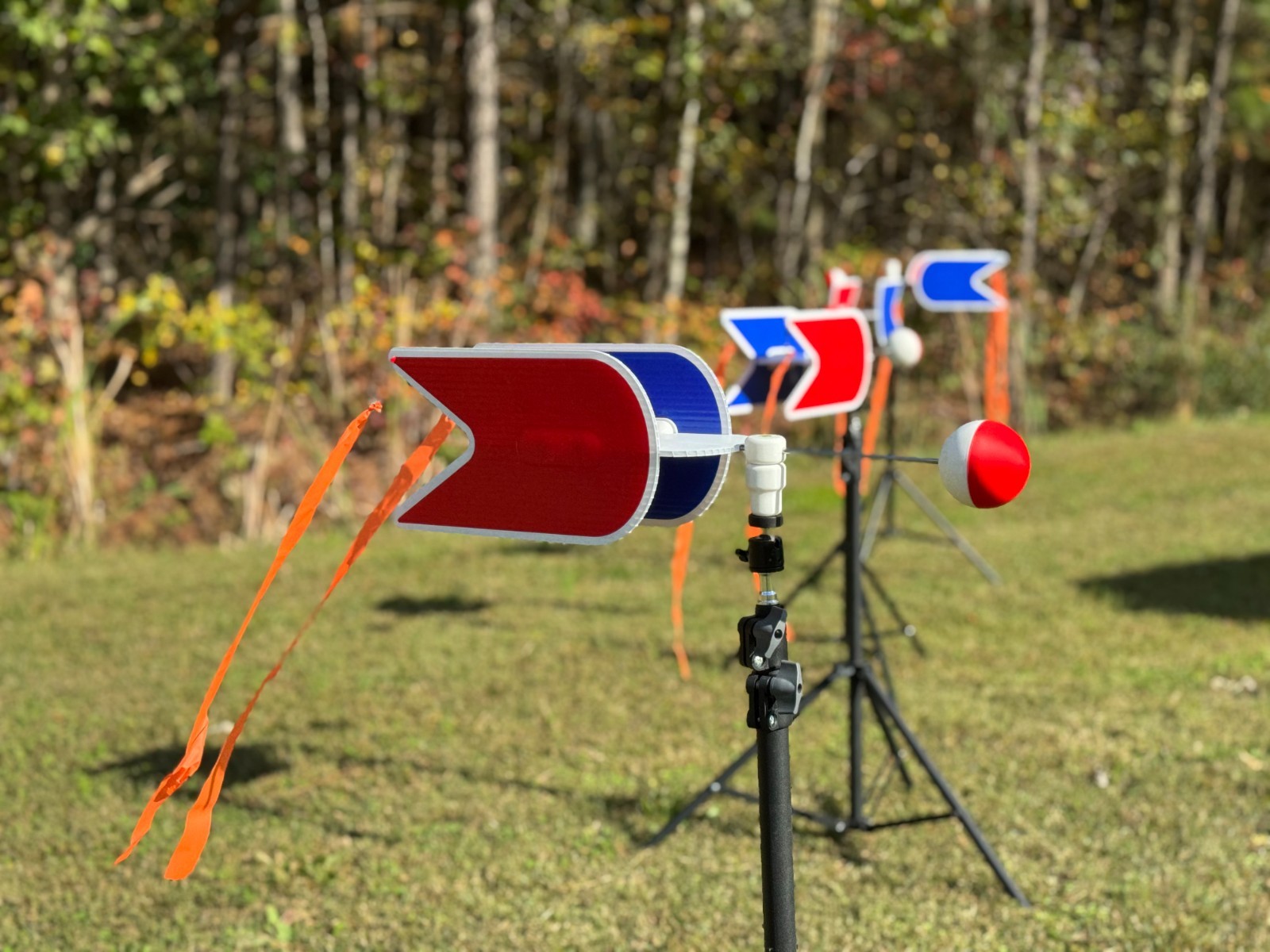 Precision Breeze Dual Wind Indicator – Magnetic Fins