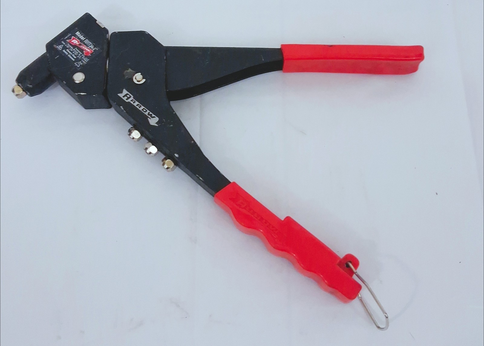 ARROW RHT300 Rivet Gun Tool Riveter 4 Nose Set 3/32" 1/8" 5/32" 3/16"
