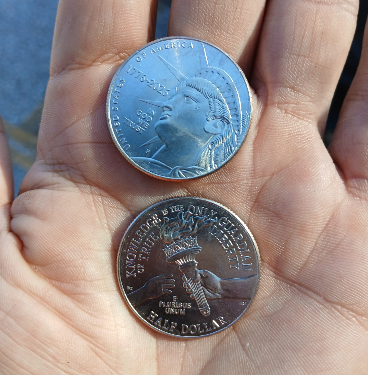 2 Pack Semi Quincentennial Bu 2026 Eduring Liberty Half Dollar