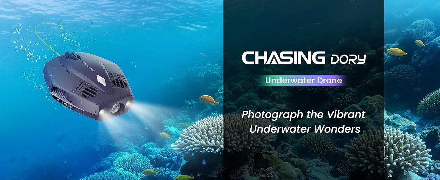 CHASING Dory Underwater Drone ROV - 1080p Full HD Real Time Viewing, APP Control