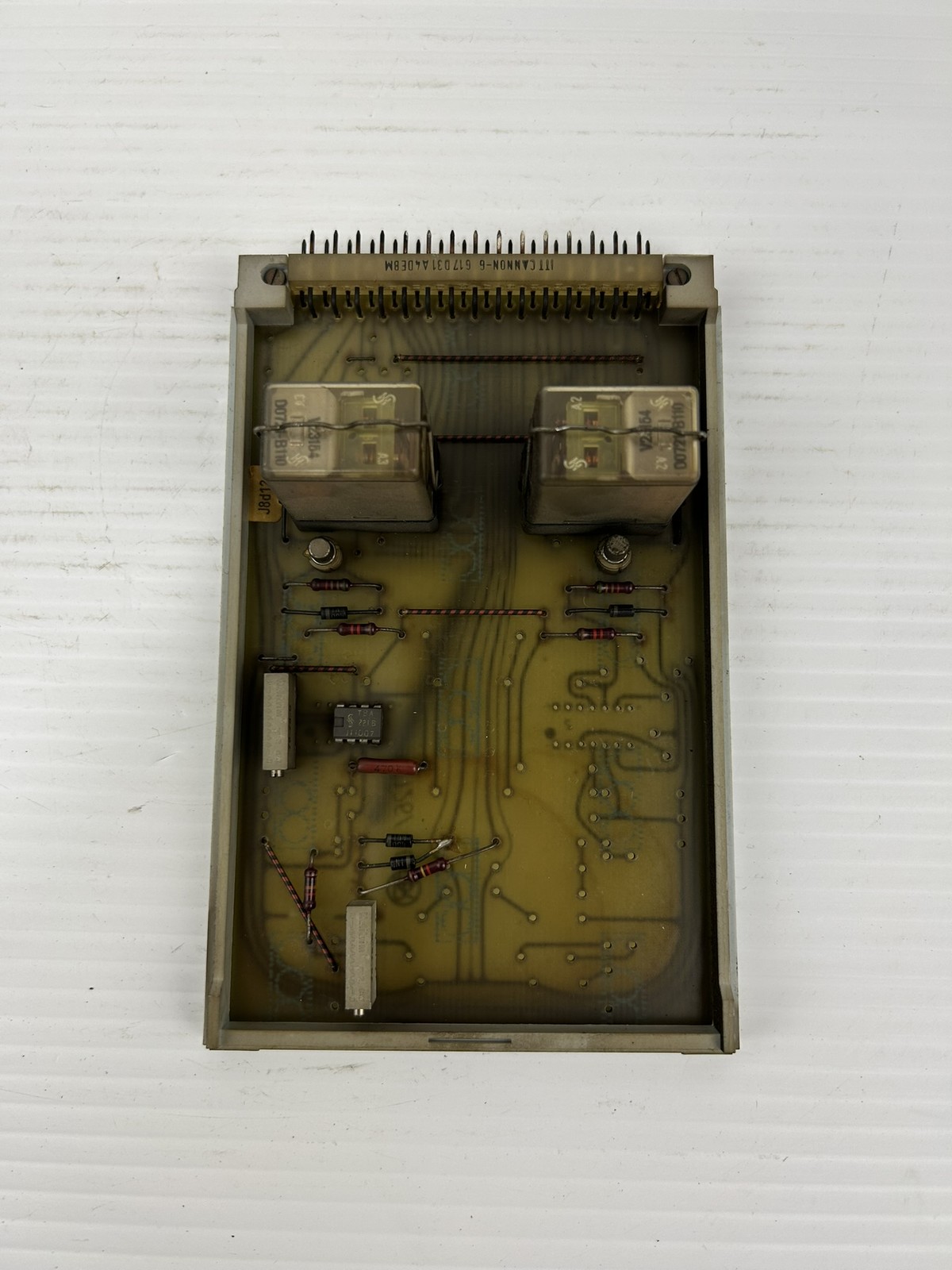 Barmag Electronic E126/00 Circuit Board with 2 Relays E126-00