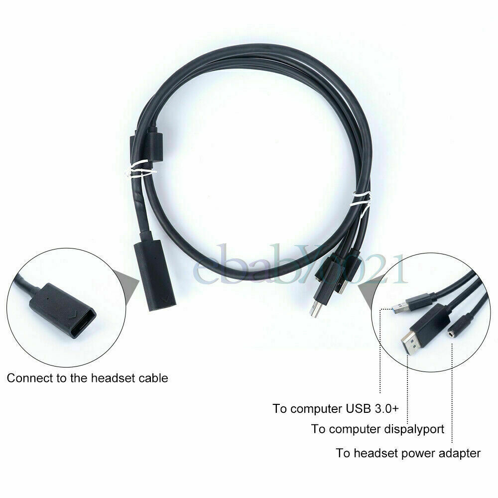 1PC  headset connection cable connecting computer VR PC games VALVE   VR