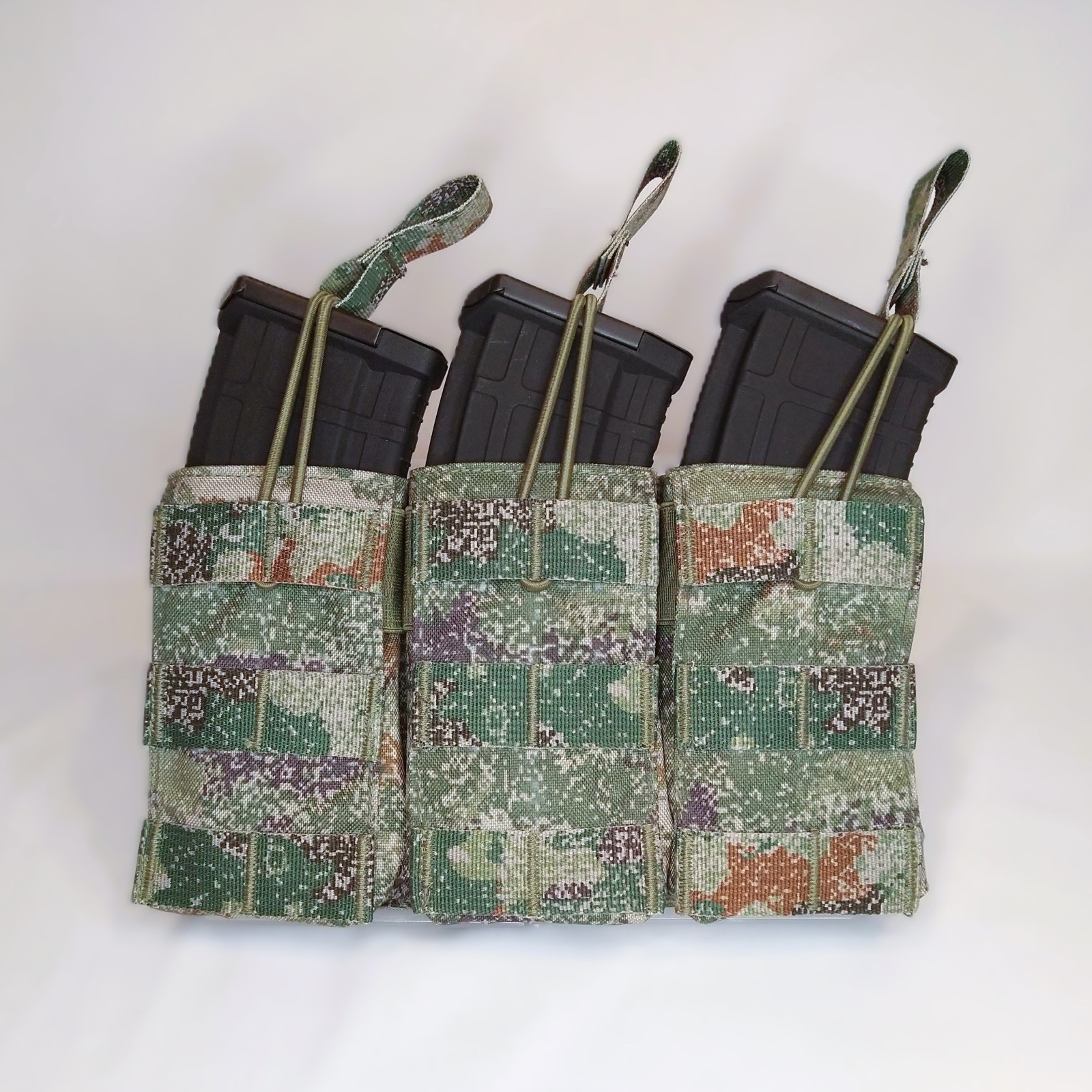🔥 Quick Draw Triple Rifle Mag Pouch Chinese PLA Type 21 Xingkong Woodland Camo