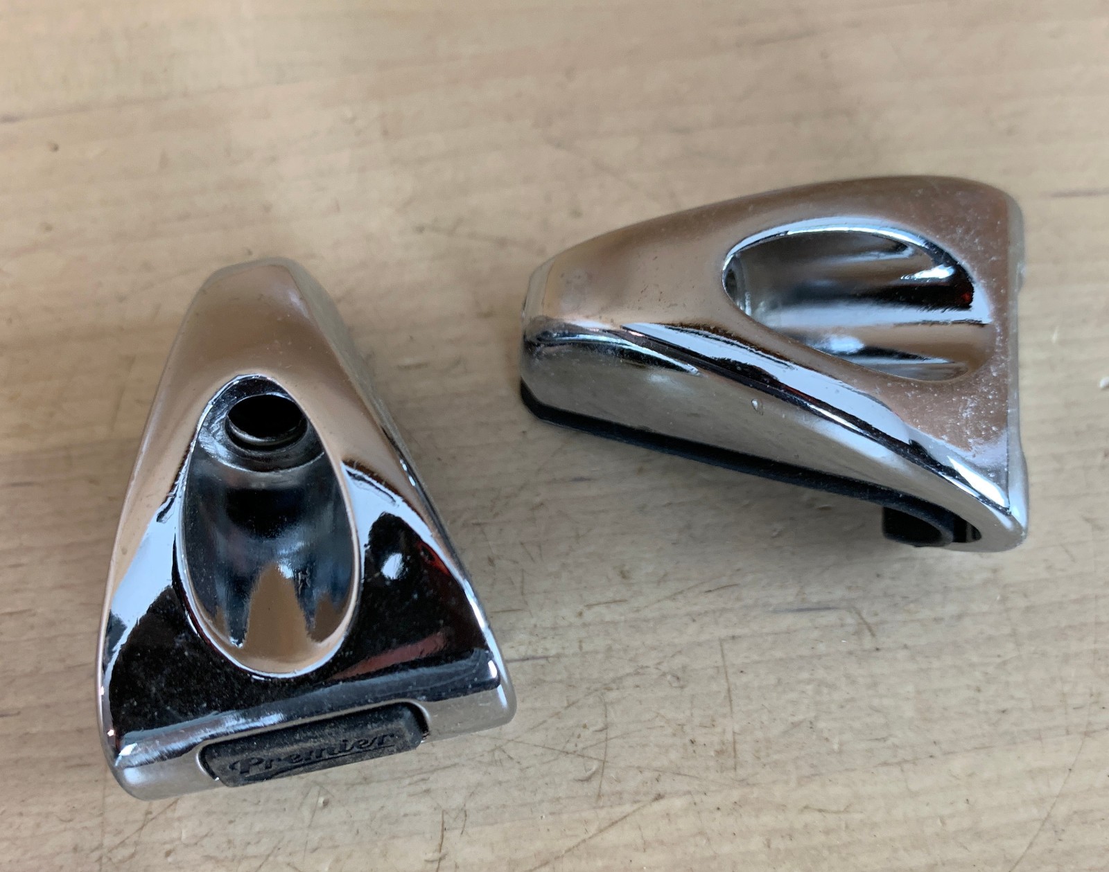 PREMIER Elite Series Bass Kick Drum HOOP CLAW COLLAR HOOK Parts Lot of 2x Pair