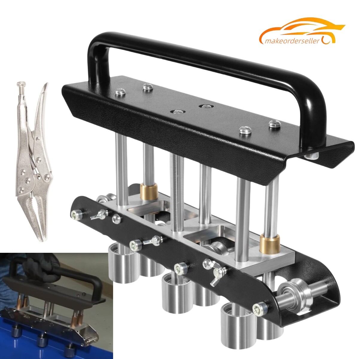 ER3 Three-Station Edge Roller, 0-90° Bending Angle for 29 to 22-Gauge Steel