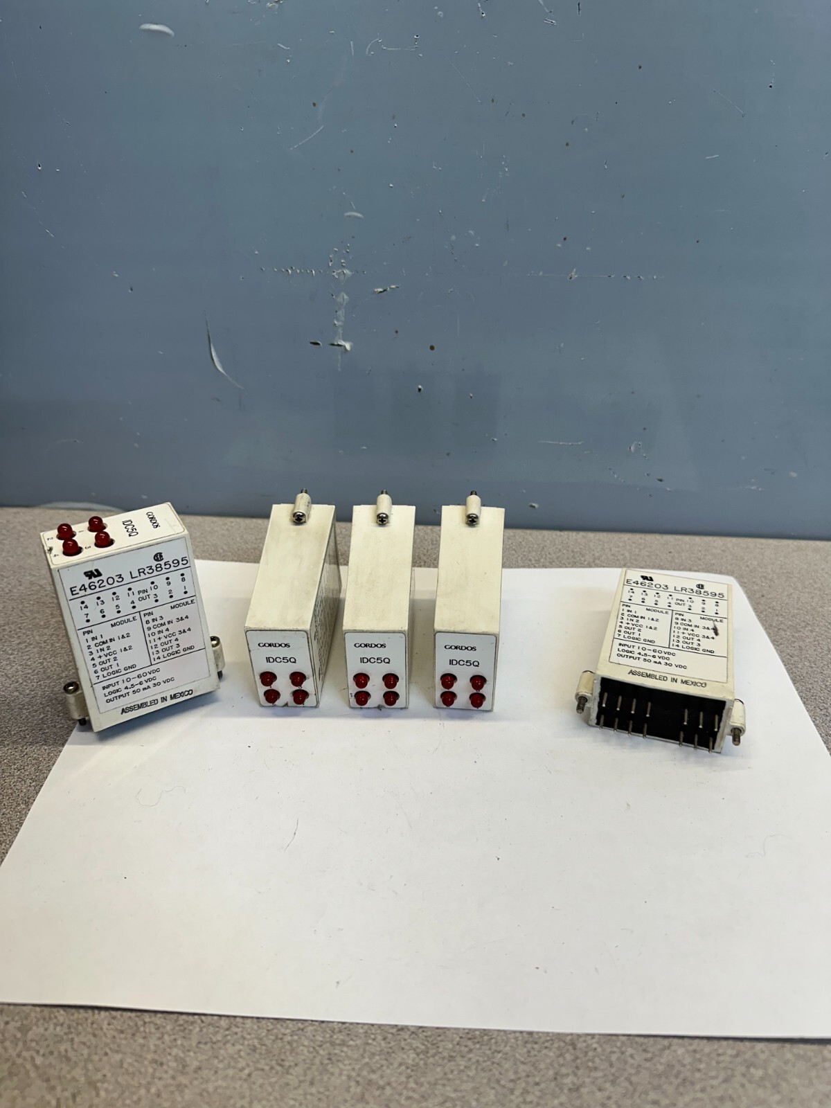 Gordos IDC5Q Input/Output Modules (LOT OF 5) FREE SHIPPING