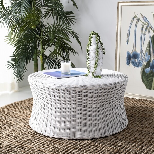 Safavieh RUXTON COCTAIL OTTOMAN, Reduced Price 2172749467 FOX6530C