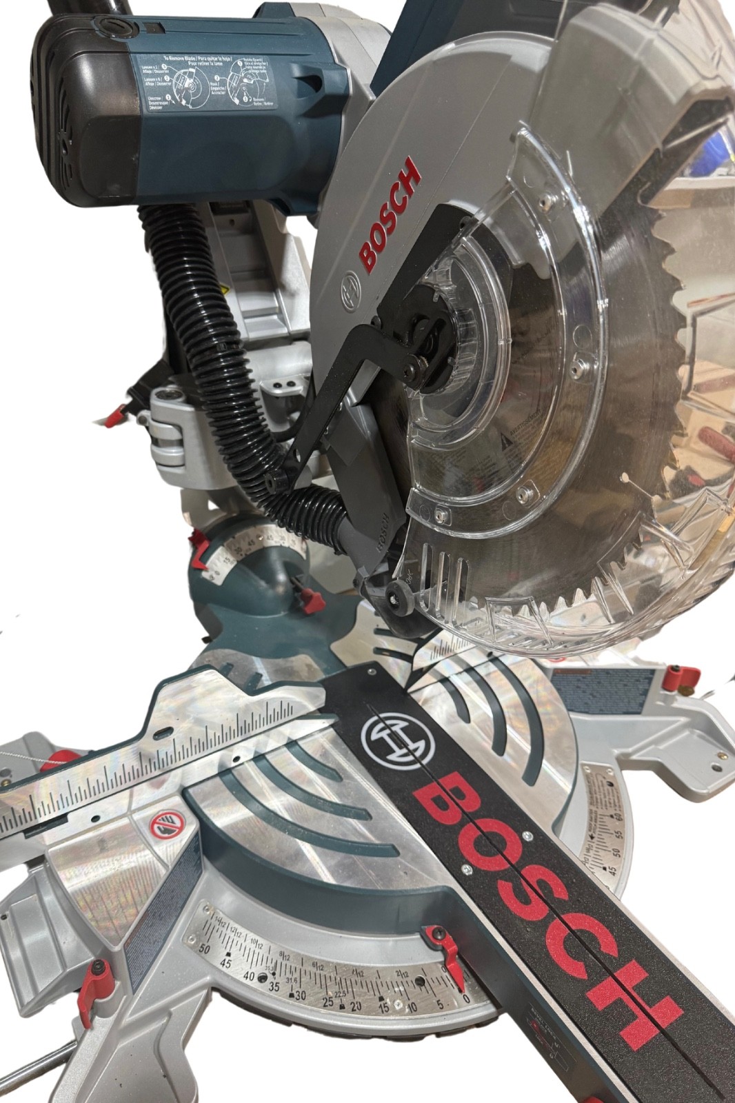 Dust Collection and Zero Clearance plate Compatible for Bosch GCM12SD