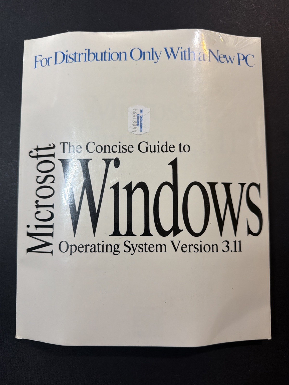 Microsoft Windows 3.11 The Concise Guide. Floppy Disks. New. Sealed.