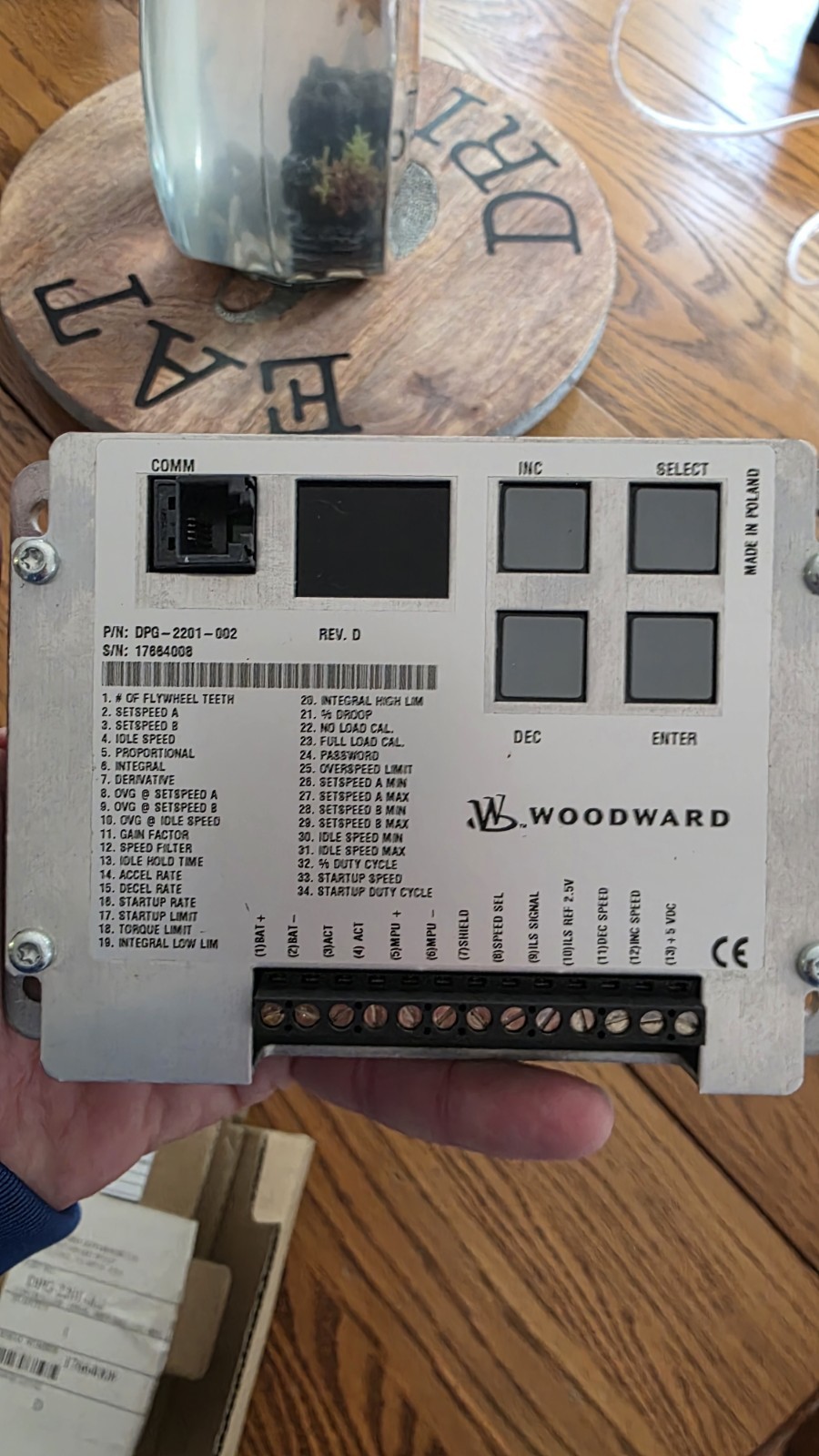 WOODWARD DPG-2201-002 Controller Brand New In Packaging