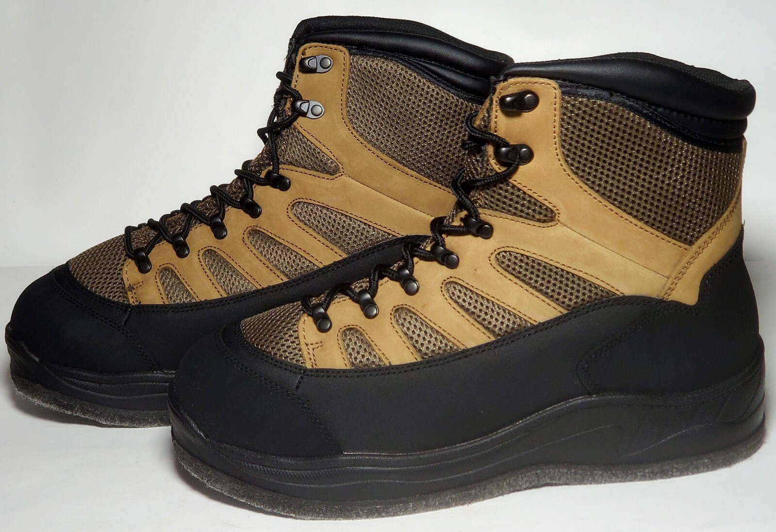 Cabela's Men's Felt Sole Wading Boots, Brown / Black, Size 13