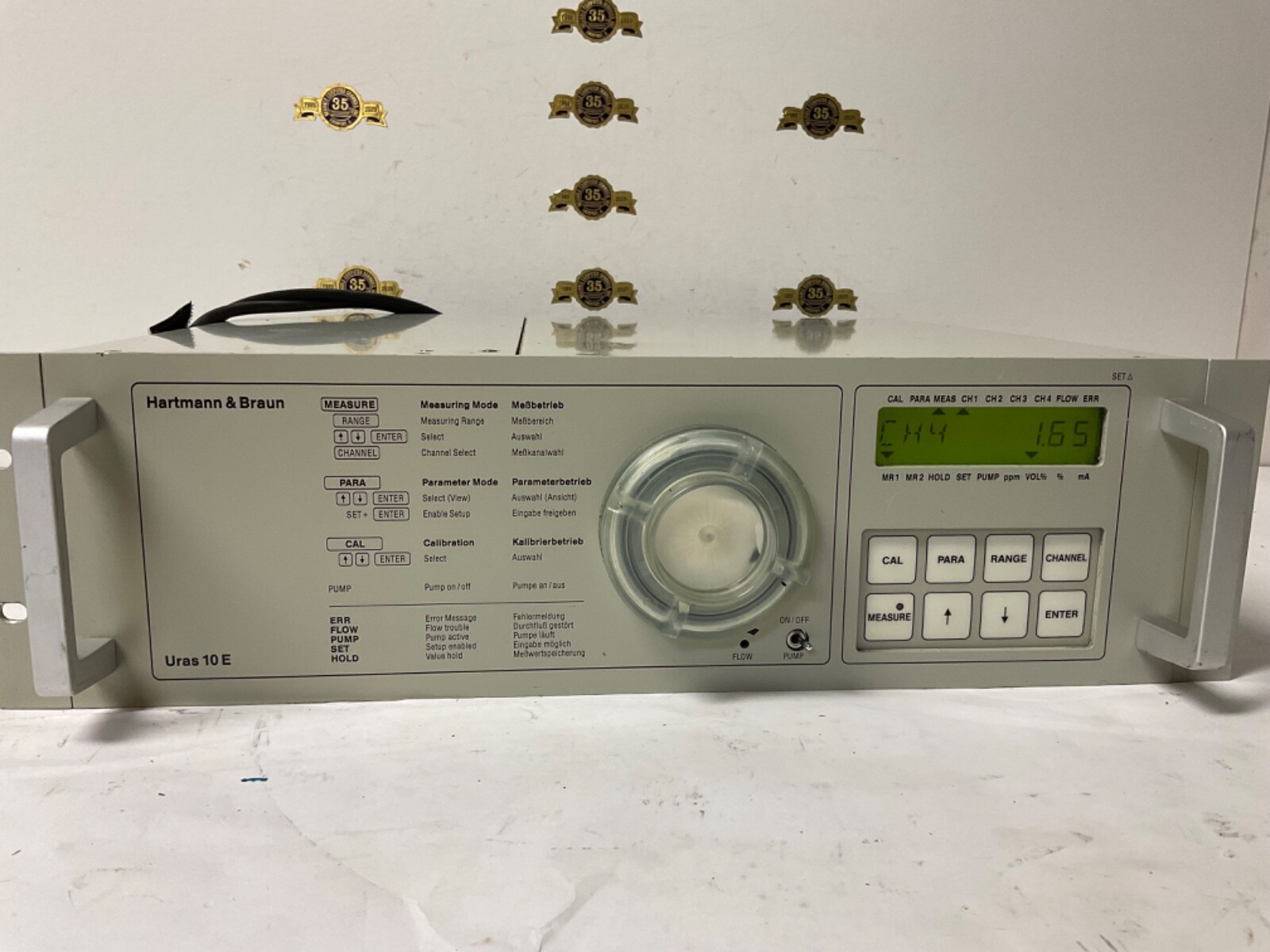 Hartmann & Braun Uras 10 E Spreadrum Analyzer 02 URAS 10E / 3.5