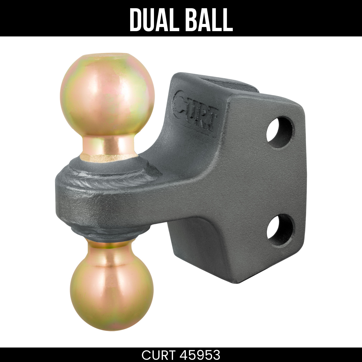 CURT Rebellion XD Dual Ball Replacement Part 2 & 2-5/16 Inch Up to 20K 45953