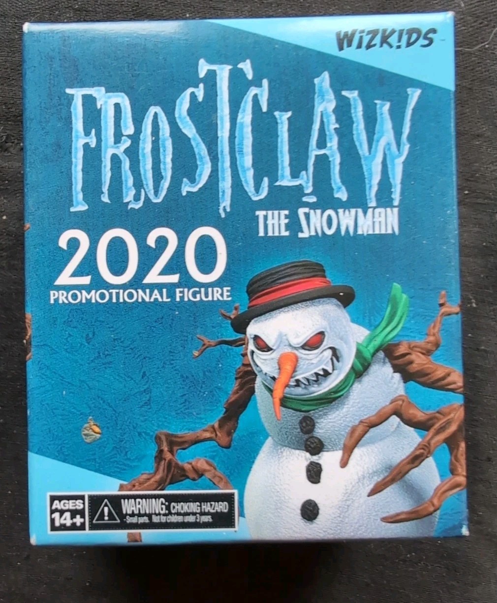 WizKids 2020 Holiday PROMOTIONAL Figurine FROSTCLAW the Snowman Q56